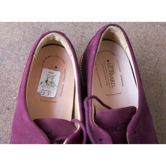 Samuel Hubbard Leather Walking Shoes Red Size 9.5 main image 4